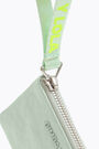 S light blue nylon curved coin purse S light blue nylon curved coin purse