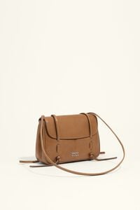 Honey leather Mini flap bag