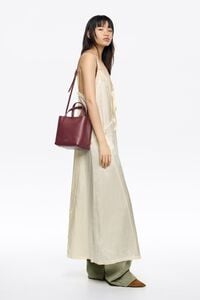 Small burgundy leather Chihuahua bag Small burgundy leather Chihuahua bag