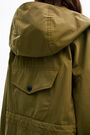 Khaki nylon trench Khaki nylon trench