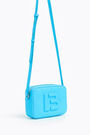 Bolso bandolera S piel azul neón Bolso bandolera S piel azul neón