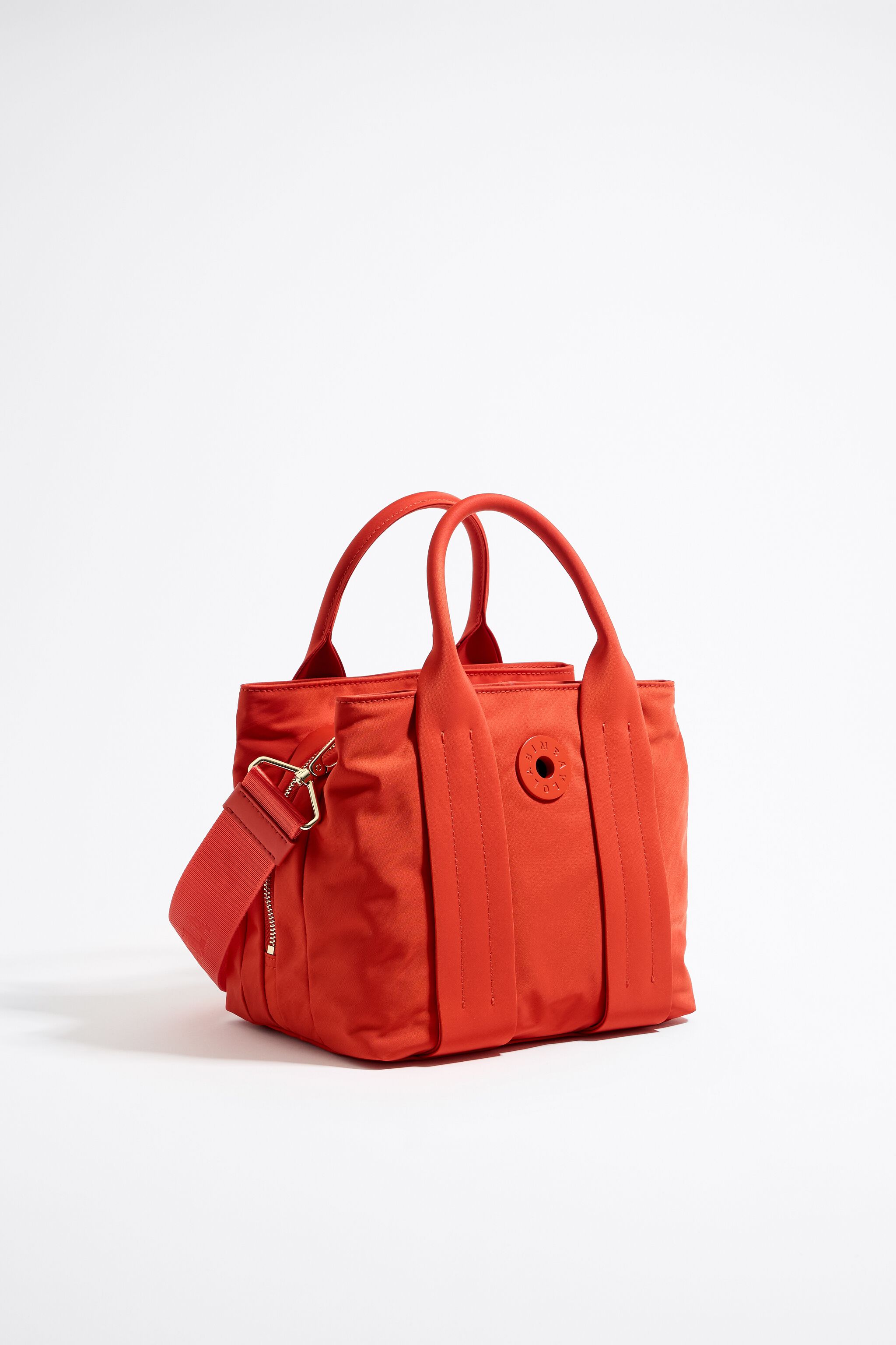 Bolsa de mano mediana nylon coral