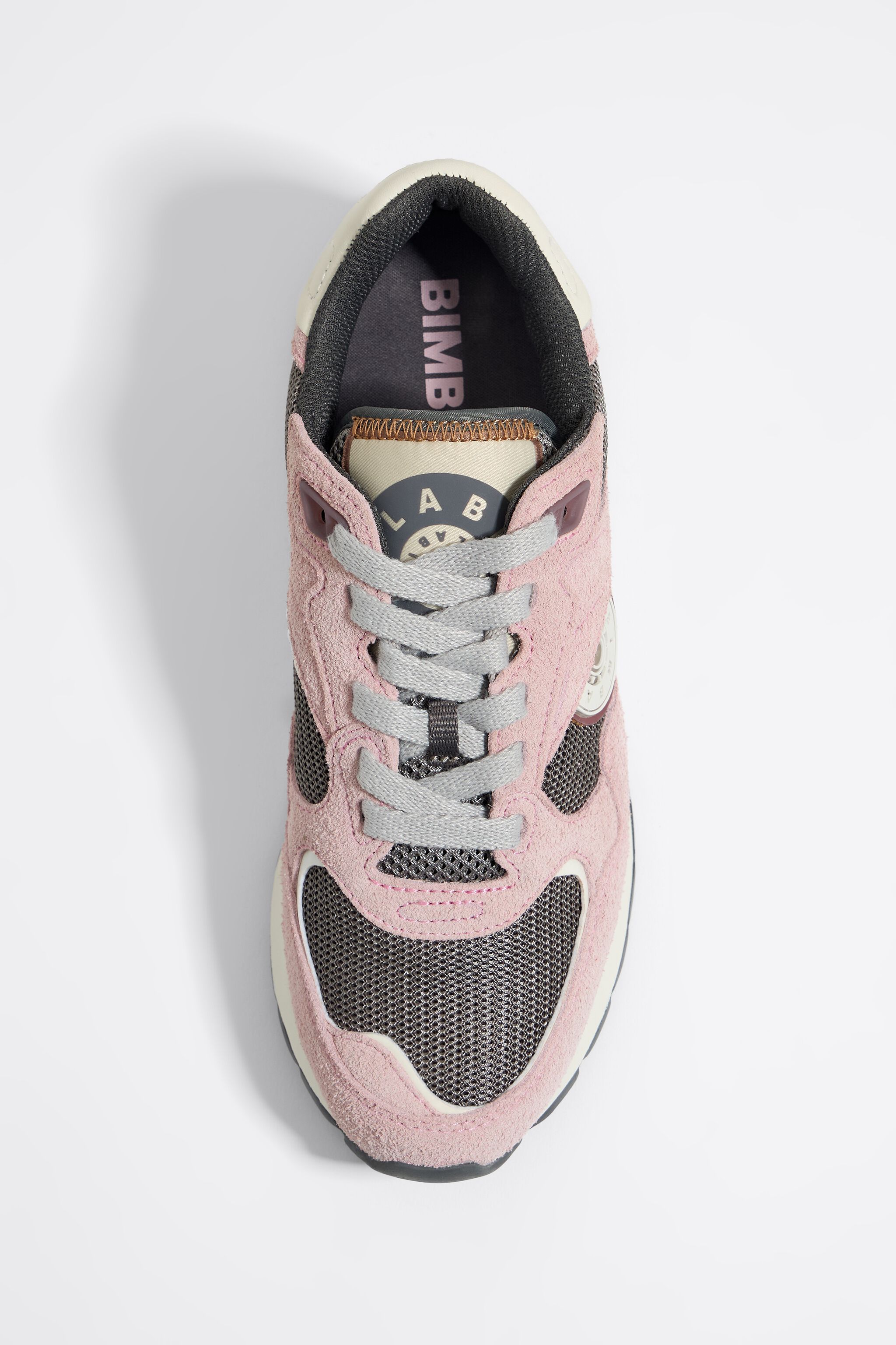 Tenis jogger piel rosa