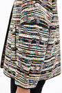 Chaqueta recta multicolor Chaqueta recta multicolor