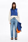 Gabardina nylon azul Gabardina nylon azul
