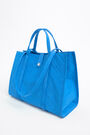 L blue nylon shopper bag L blue nylon shopper bag