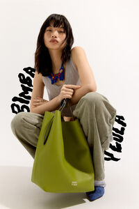 Bolsa Carlino grande piel kiwi Bolsa Carlino grande piel kiwi
