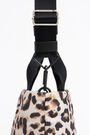 Bolso shopper S nylon acolchado Animal print Bolso shopper S nylon acolchado Animal print
