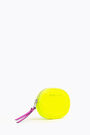 Neon yellow croc oval coin purse Neon yellow croc oval coin purse