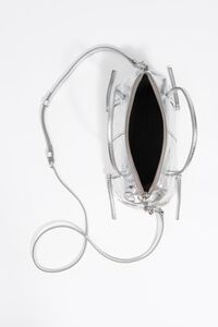 Mini silver leather Lolita bag