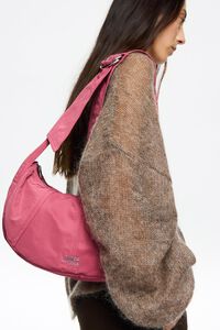 Bolsa Moon pequeña rosa oscura