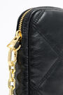 Minibolso móvil piel acolchada negro Minibolso móvil piel acolchada negro