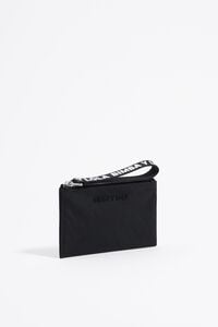 Black nylon coin purse