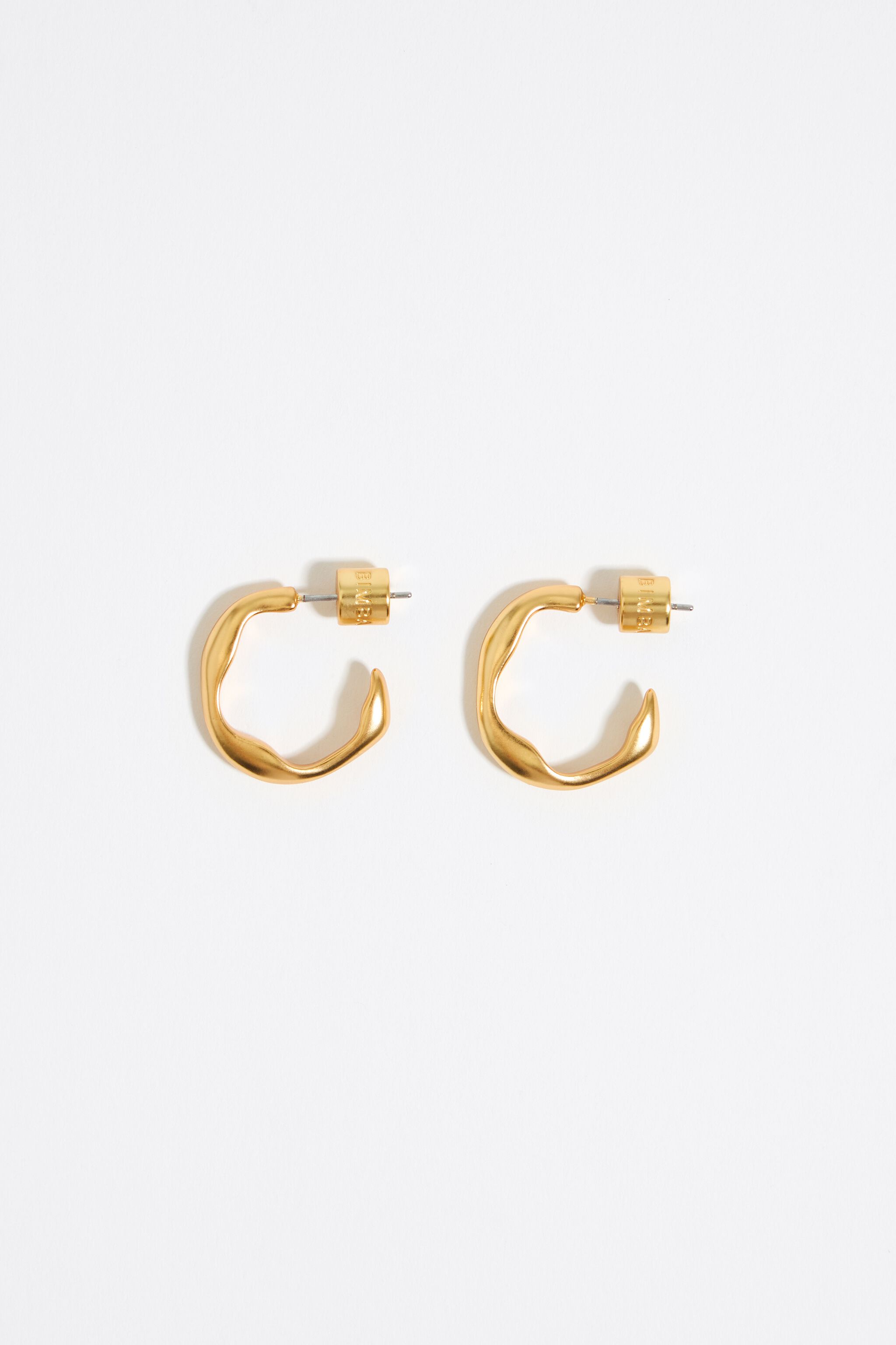 Mini hoop discount gold earrings