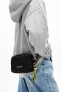 Bolso bandolera XS trenzado negro Bolso bandolera XS trenzado negro