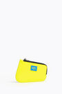 Monedero asimétrico amarillo neón Monedero asimétrico amarillo neón