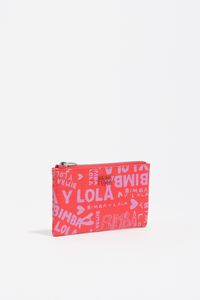 Monedero print tomate rosa Monedero print tomate rosa