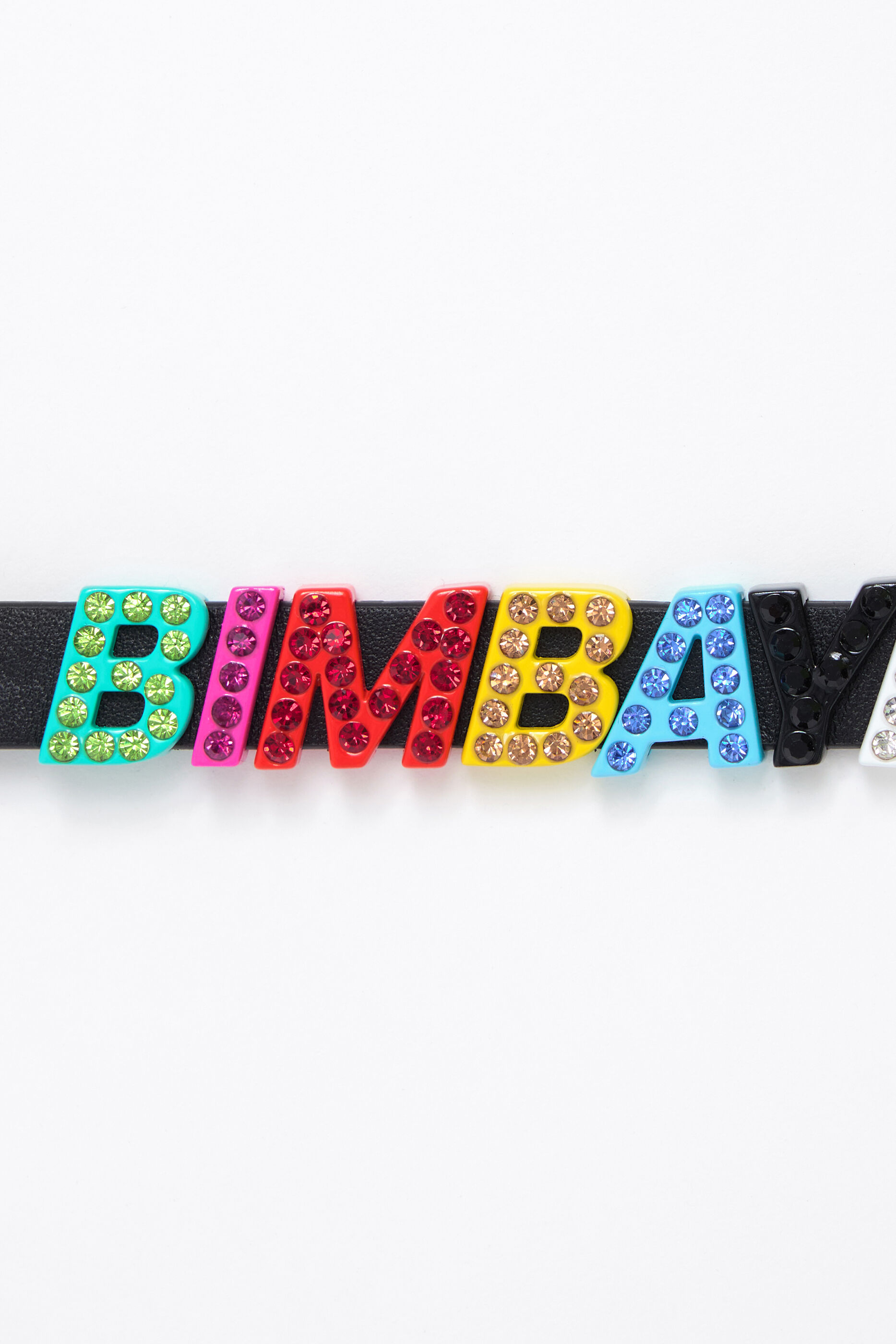Pulsera logo letras negra