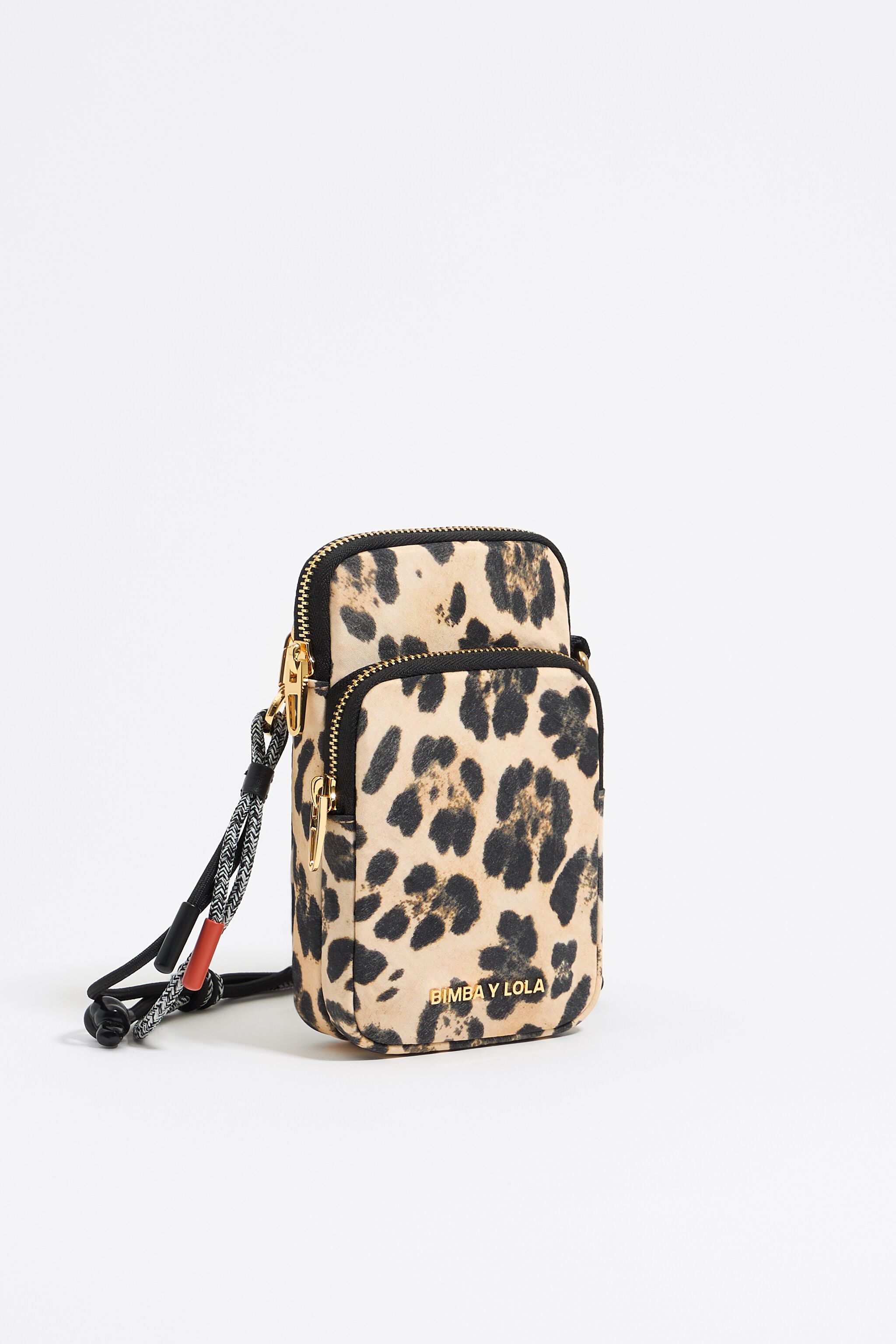 Beige Leopard nylon mini bag Beige Leopard nylon mini bag