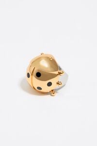 Two-tone ladybug ring Two-tone ladybug ring