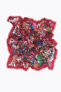Chal flores silvestres rojo Chal flores silvestres rojo