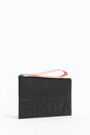 Back leather envelope make-up case Back leather envelope make-up case