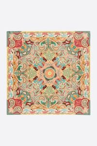 Pa&ntilde;uelo paisley caleidoscopio amarillo
