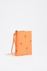 Orange sorbet leather passport cover