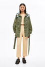 Gabardina corta nylon caqui Gabardina corta nylon caqui