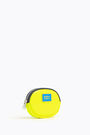 Monedero ovalado amarillo neón Monedero ovalado amarillo neón