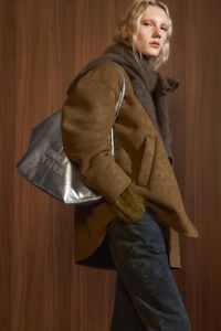 Bolsa shopper grande piel plata Bolsa shopper grande piel plata