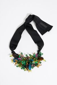 Collar cactus resina y abalorios