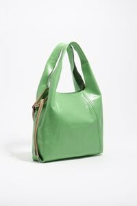 Bolsa bandolera paper mediana piel esmeralda
