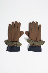 Cotton patchwork gloves