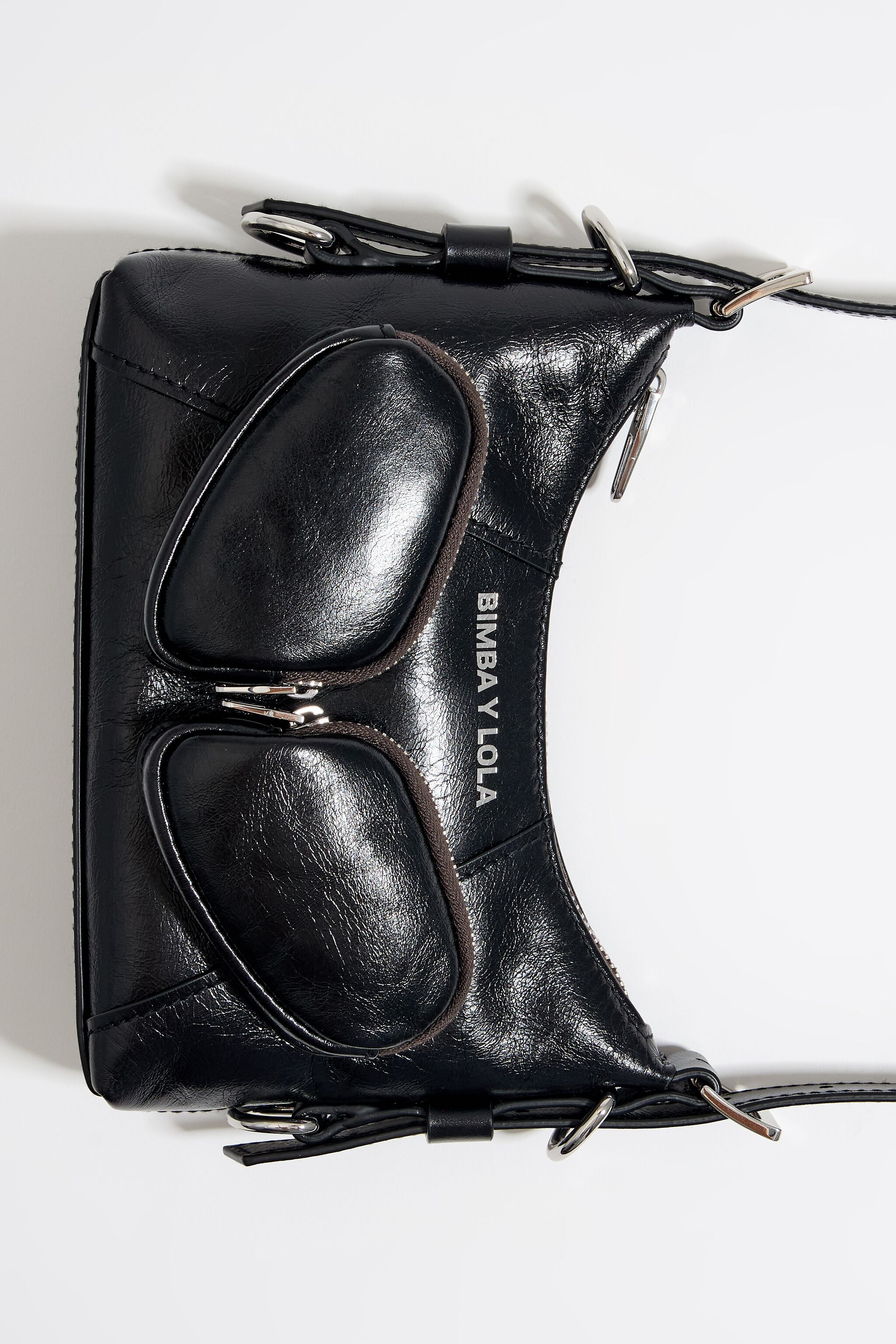 Bolso hobo 2025 piel negro