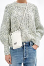 White leather phone minibag White leather phone minibag