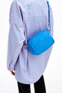 S blue nylon crossbody bag S blue nylon crossbody bag