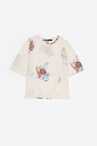 Camiseta recta devore seabed hueso