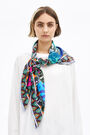 Orange floral collage scarf Orange floral collage scarf