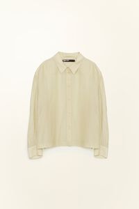 Sand boxy stone shirt