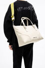 L ivory nylon shopper bag L ivory nylon shopper bag