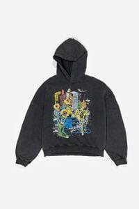 Sudadera capucha logo ciudad negra