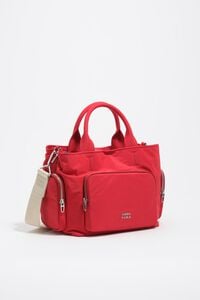 Bolsa bandolera Pocket mediano nylon rojo