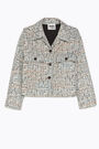 Chaqueta boxy marfil Chaqueta boxy marfil