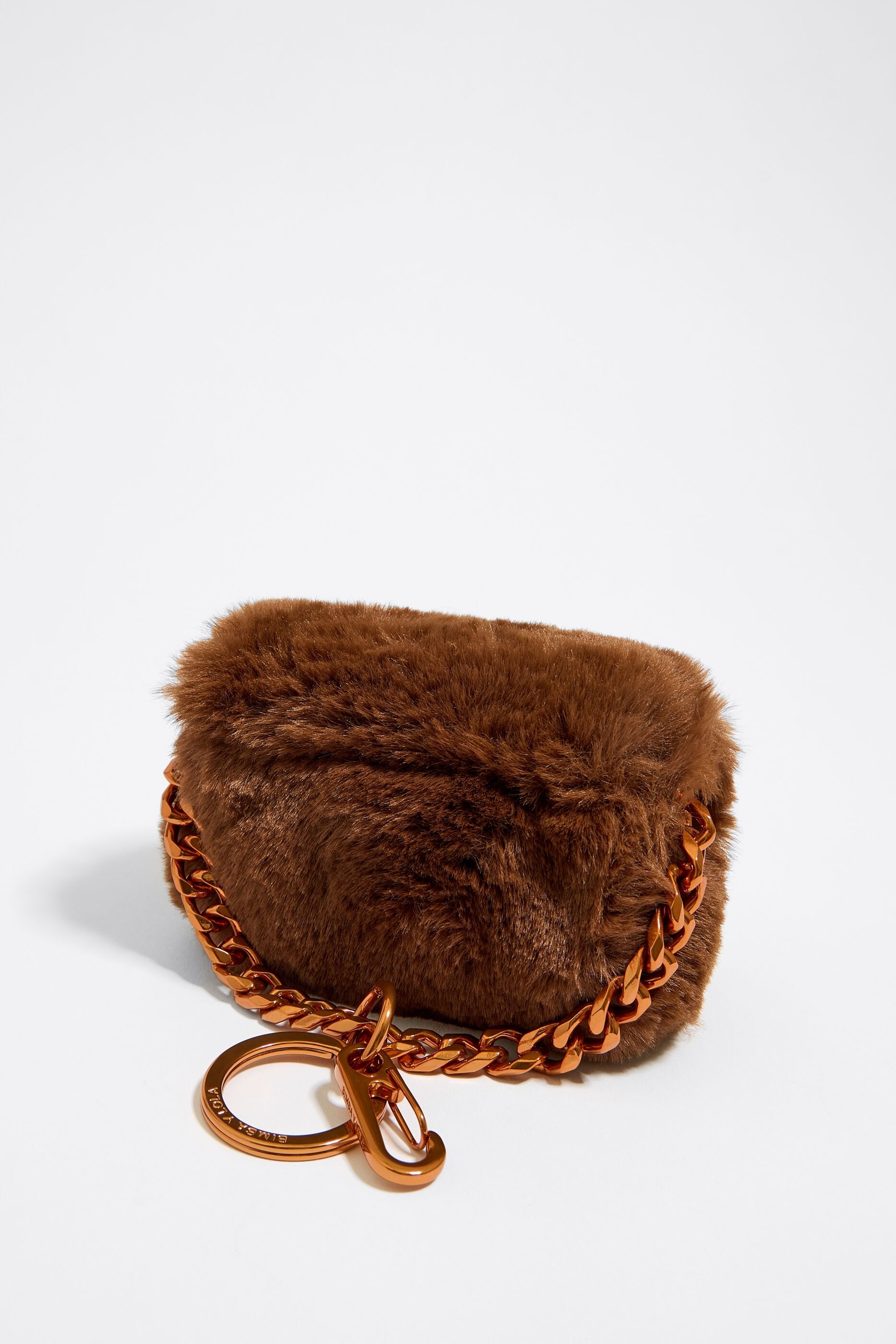 Teddy faux fur bucket bag discount