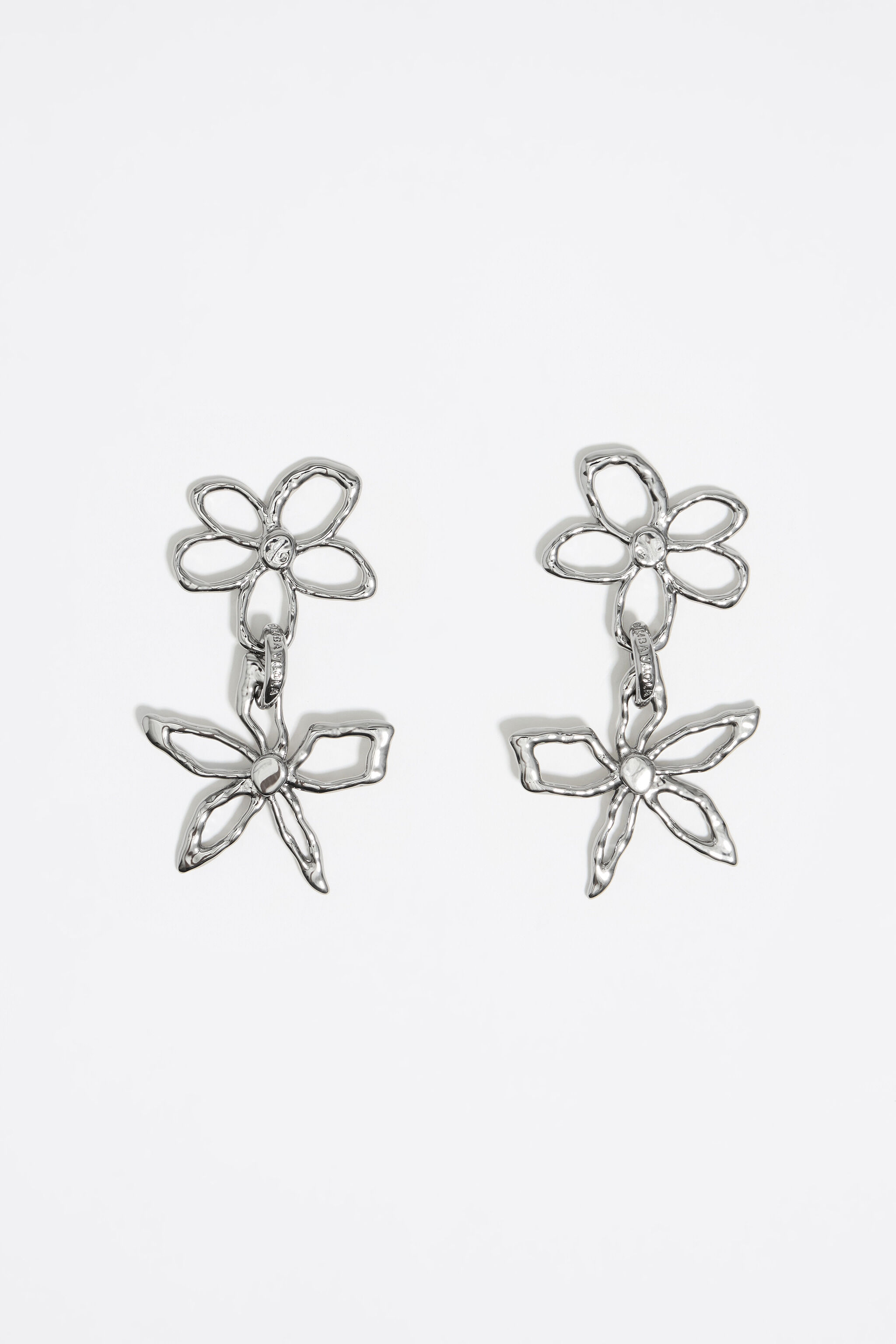 【BIMBA Y LOLA】豹ピアス Golden irregular hoop earrings