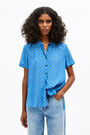Camisa fluida dots azul Camisa fluida dots azul