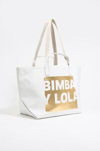 Bolsa shopper grande blanco hueso