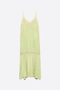 Vestido lencero encajes lima