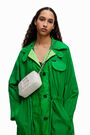 Bolso bandolera S nylon acolchado marfil Bolso bandolera S nylon acolchado marfil